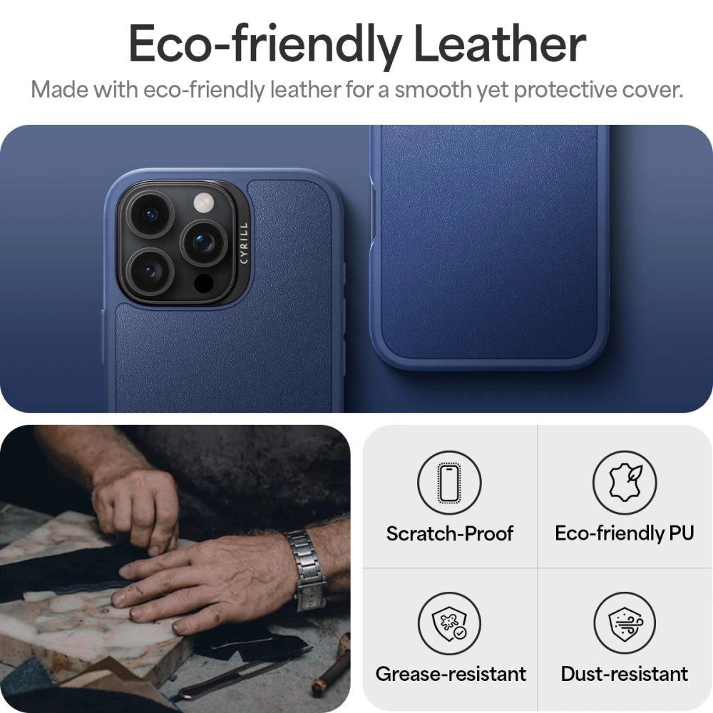 Spigen Cyrill Kajuk Mag iPhone 16 Pro Case - Blue