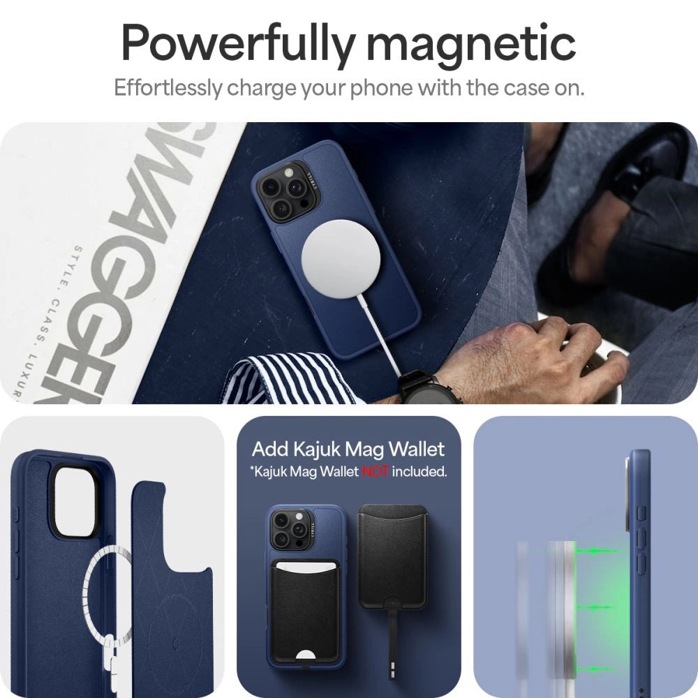 Spigen Cyrill Kajuk Mag iPhone 16 Pro Case - Blue