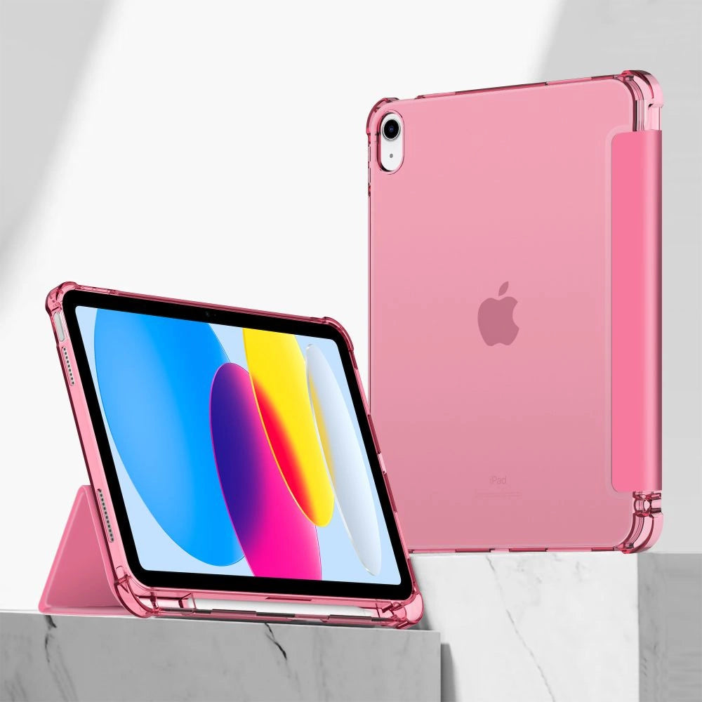 Tech-Protect SC Pen Hybrid Case til iPad 10 / 2022 - Pink - Transparent