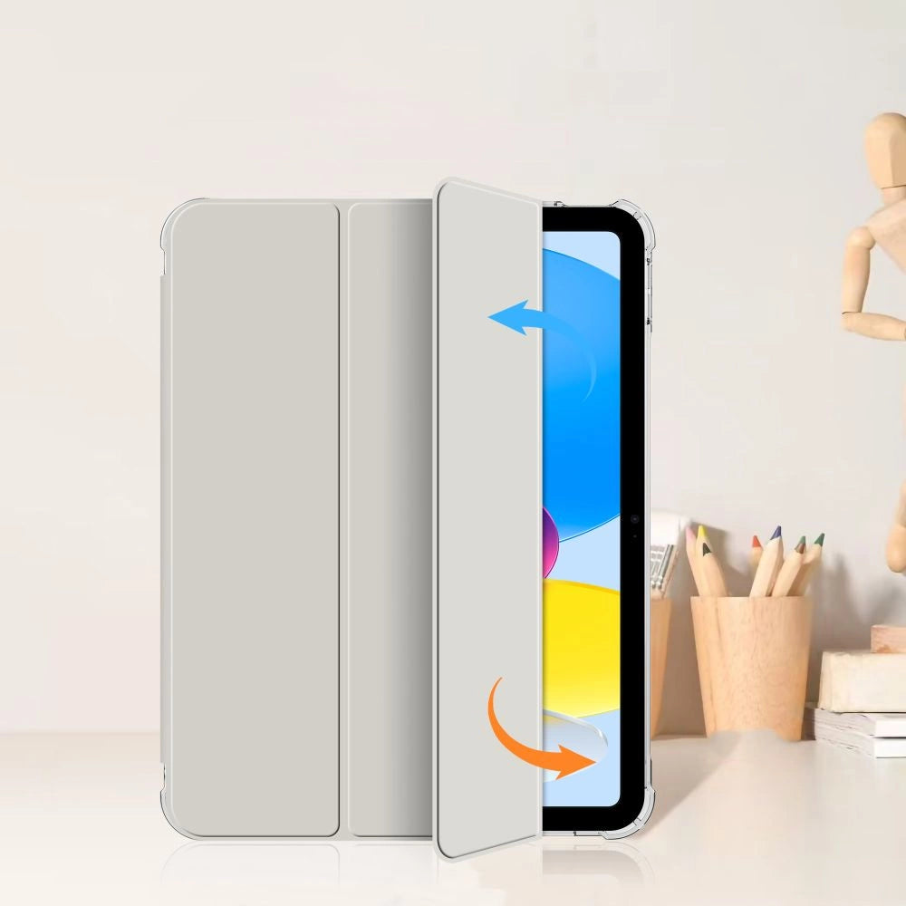 Tech-Protect SC Pen Hybrid Case til iPad 10 / 2022 - Grå - Transparent