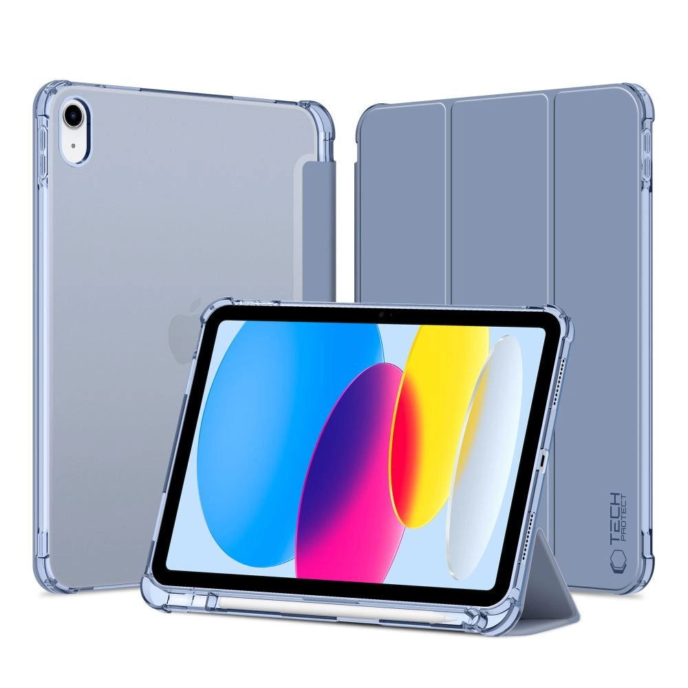 Tech-Protect SC Pen Hybrid Case til iPad 10 / 2022 - Blå - Transparent