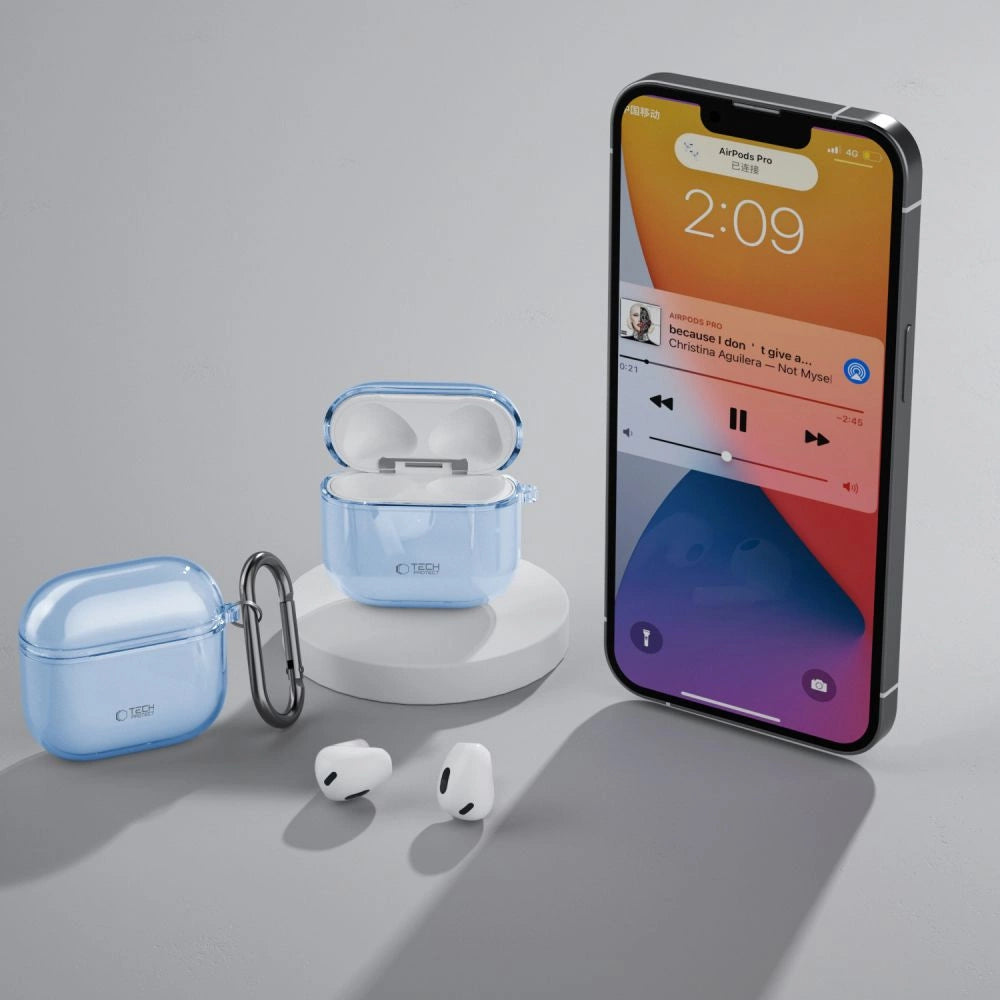 Tech-Protect FlexAir Case til AirPods 4 - Blå