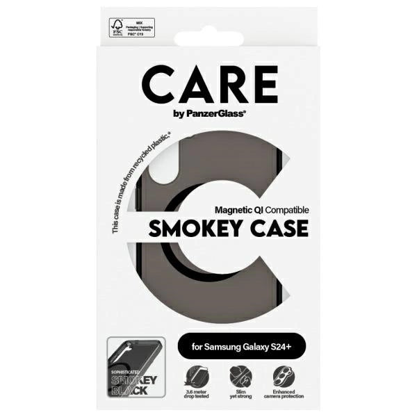 CARE af PanzerGlass Flagship QI Case til Samsung Galaxy S24+ - sort