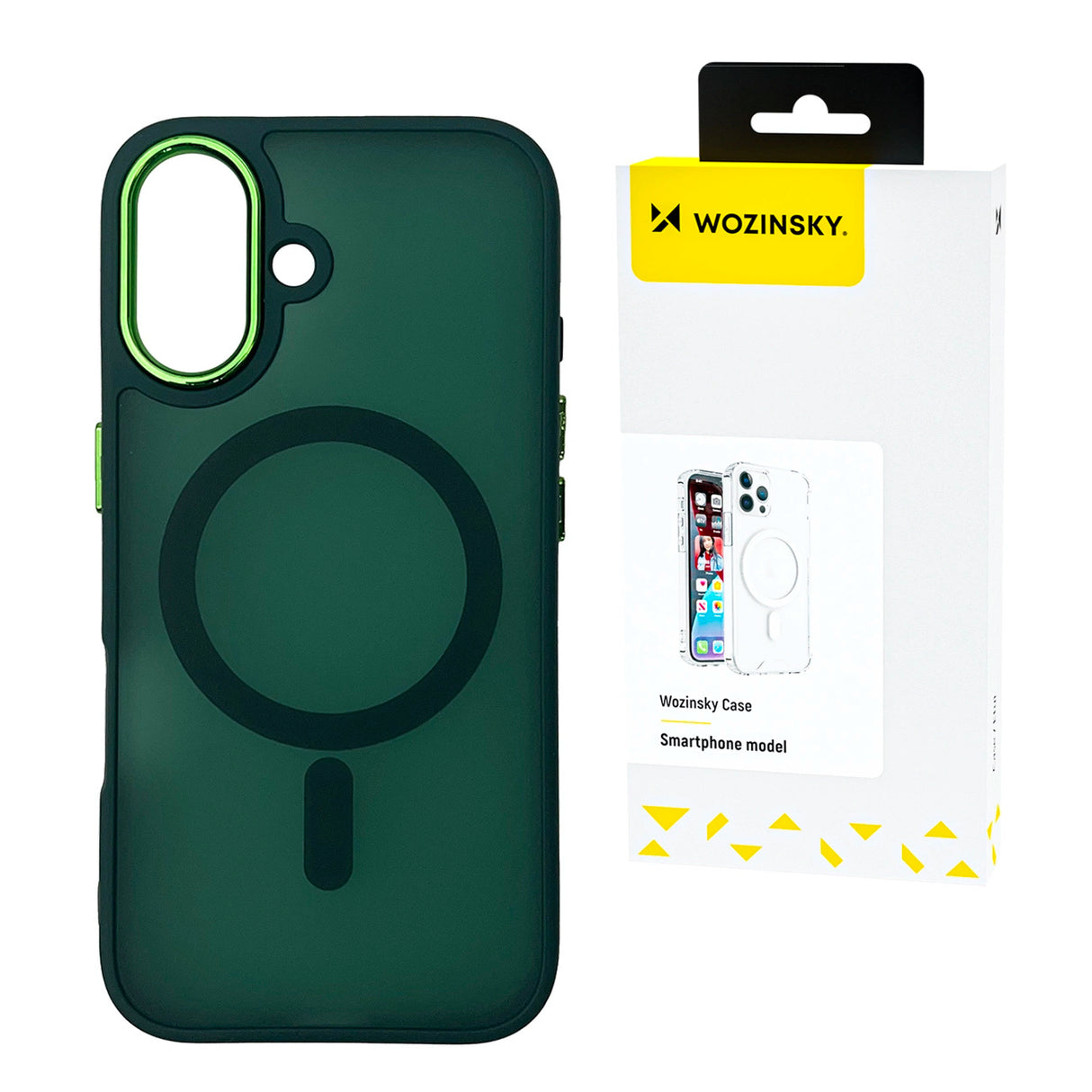 Wozinsky Fashion Case MagSafe til Samsung Galaxy S25 Ultra - Grøn