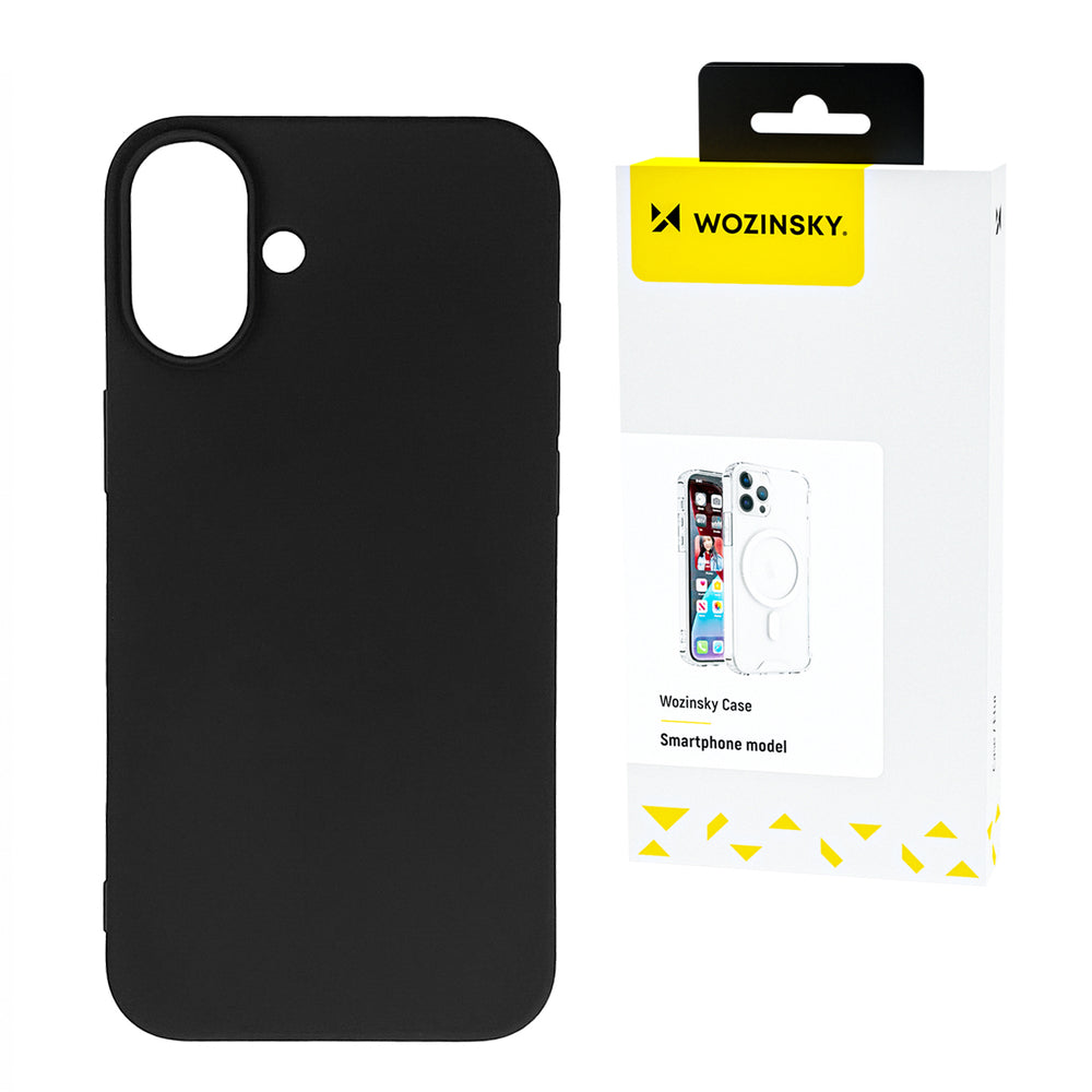 Wozinsky Silicone Case til Samsung Galaxy S25+ - sort