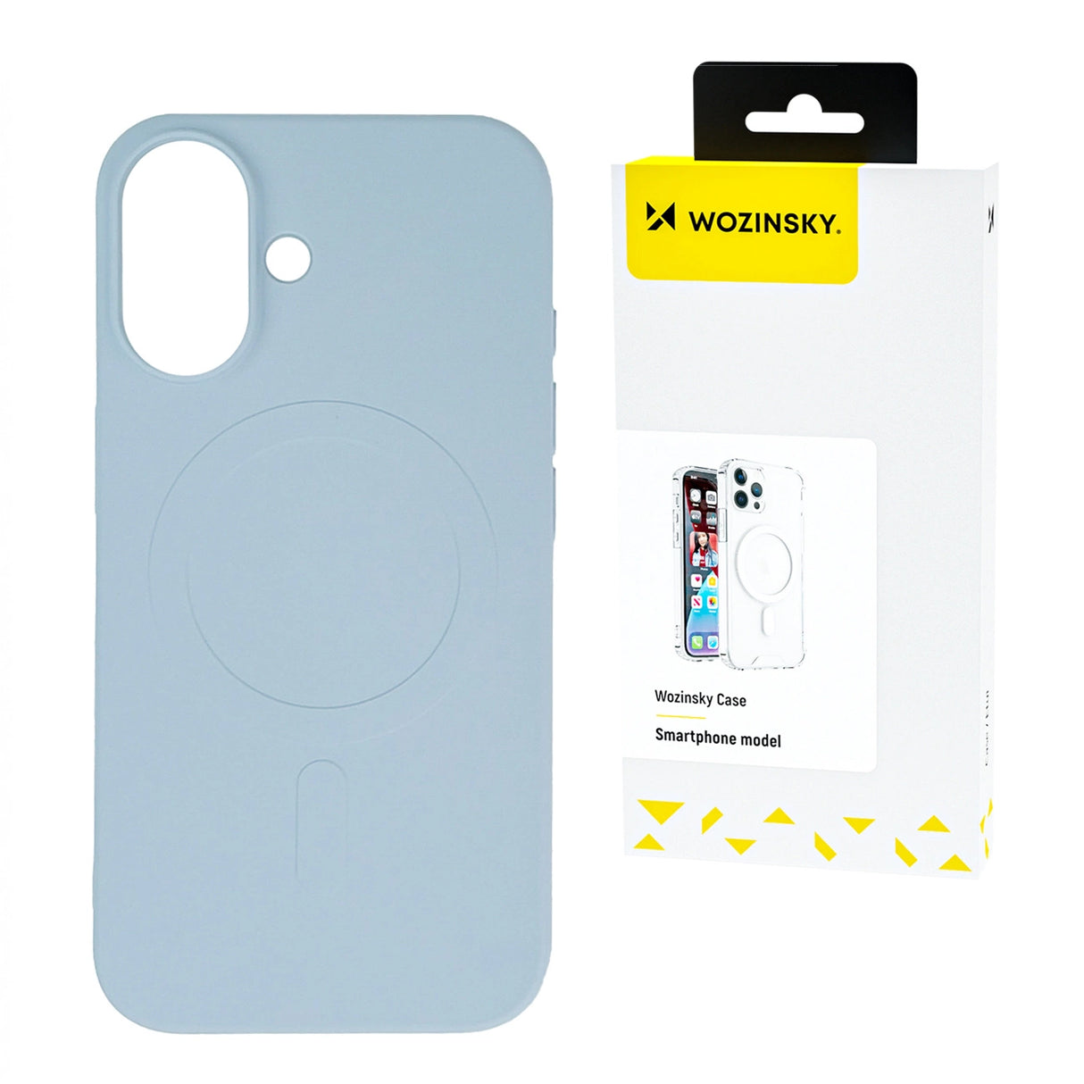 Wozinsky Liquid Silicone Case MagSafe for Samsung Galaxy S24 FE - light blue