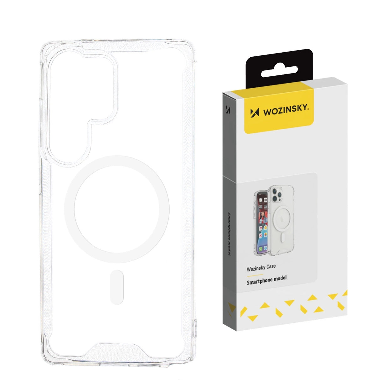 Wozinsky Clear Corner Case MagSafe til Samsung Galaxy S24 FE - Clear