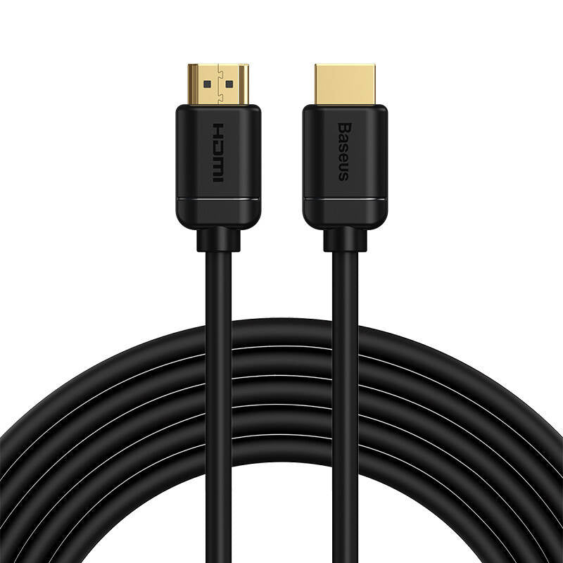 Baseus 2x HDMI 2.0 4K 60Hz kabel, 3D, HDR, 18Gbps, 5m (sort)
