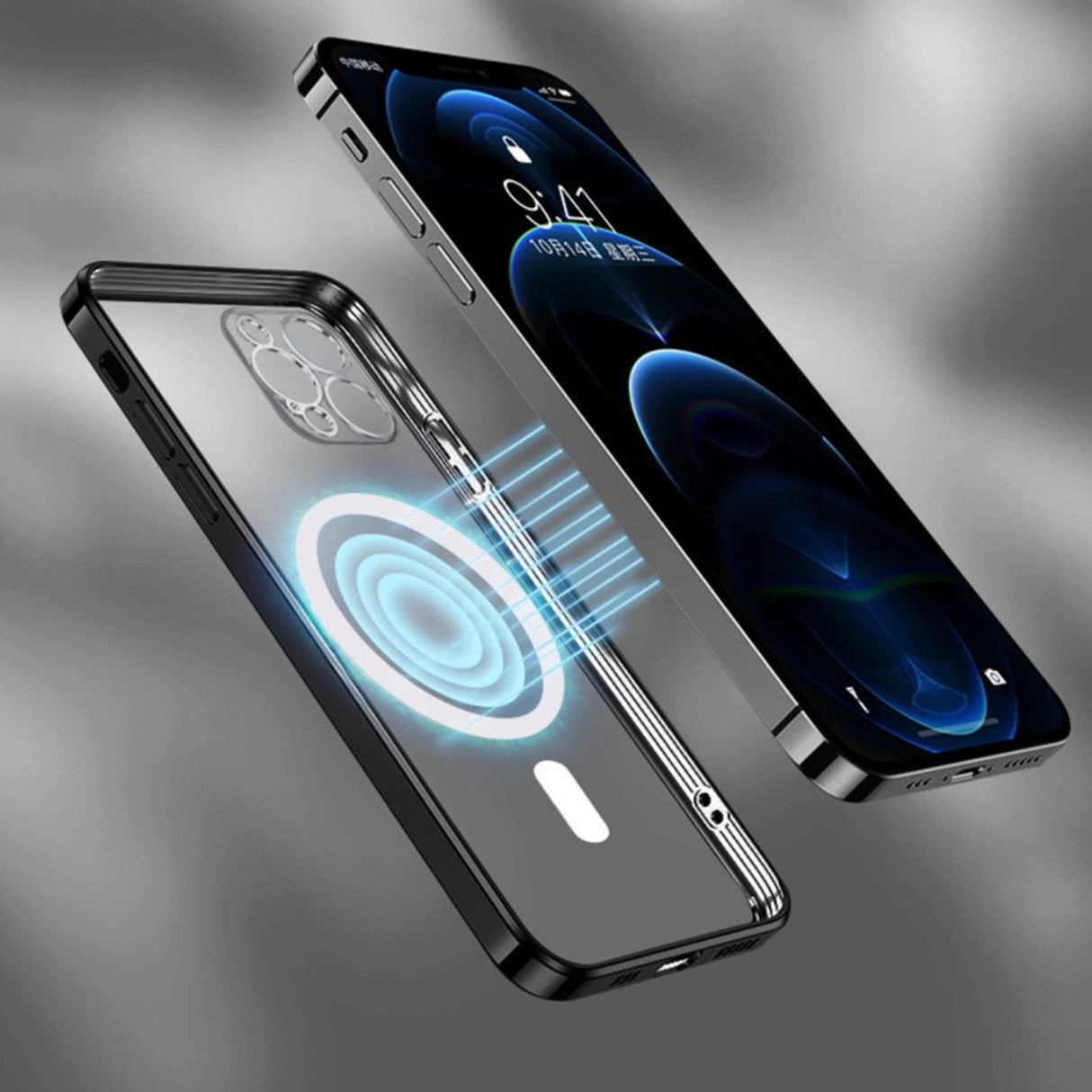 Wozinsky Elektroplateret Magsafe Case til Samsung Galaxy S24 FE - sort