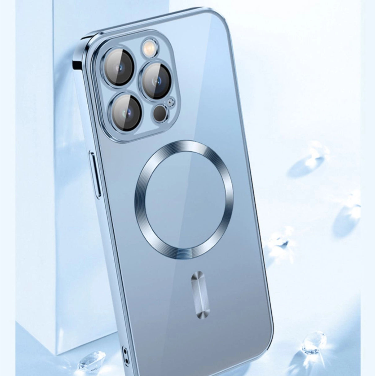 Wozinsky Elektroplateret Magsafe Case til Samsung Galaxy S24 FE - sort