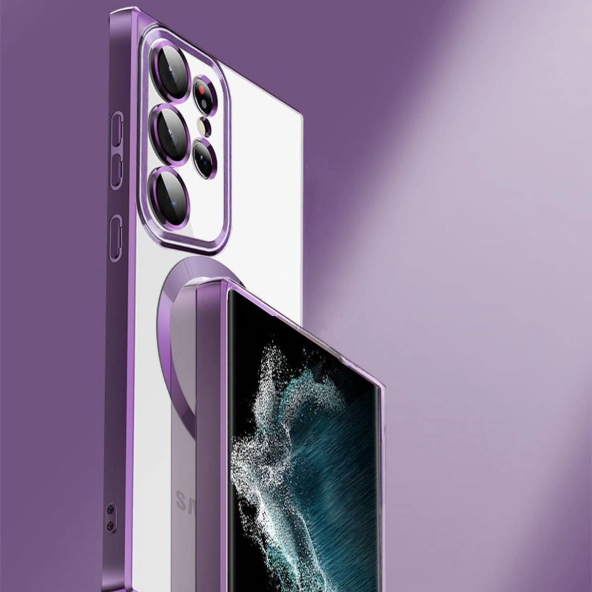 Wozinsky Elektroplateret Magsafe Case til Samsung Galaxy S24 FE - sort