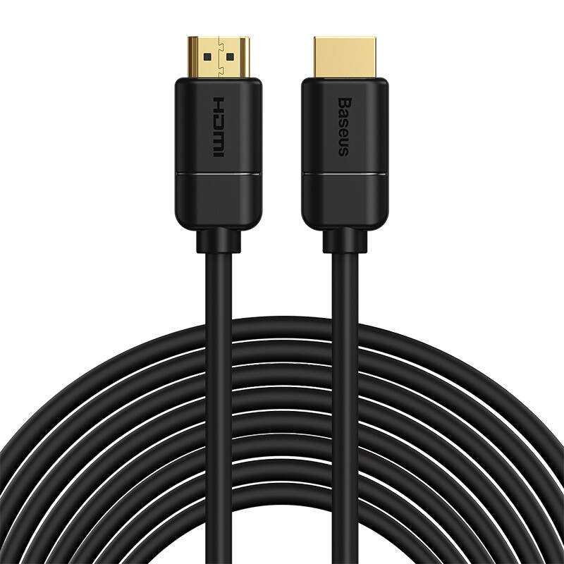 Baseus 2x HDMI 2.0 4K 30Hz Kabel, 3D, HDR, 18Gbps, 8m (sort)
