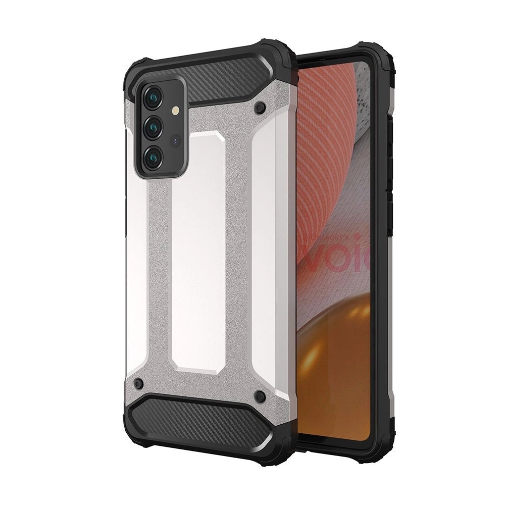 Hybrid Armor Case til Samsung Galaxy A56 - Silver