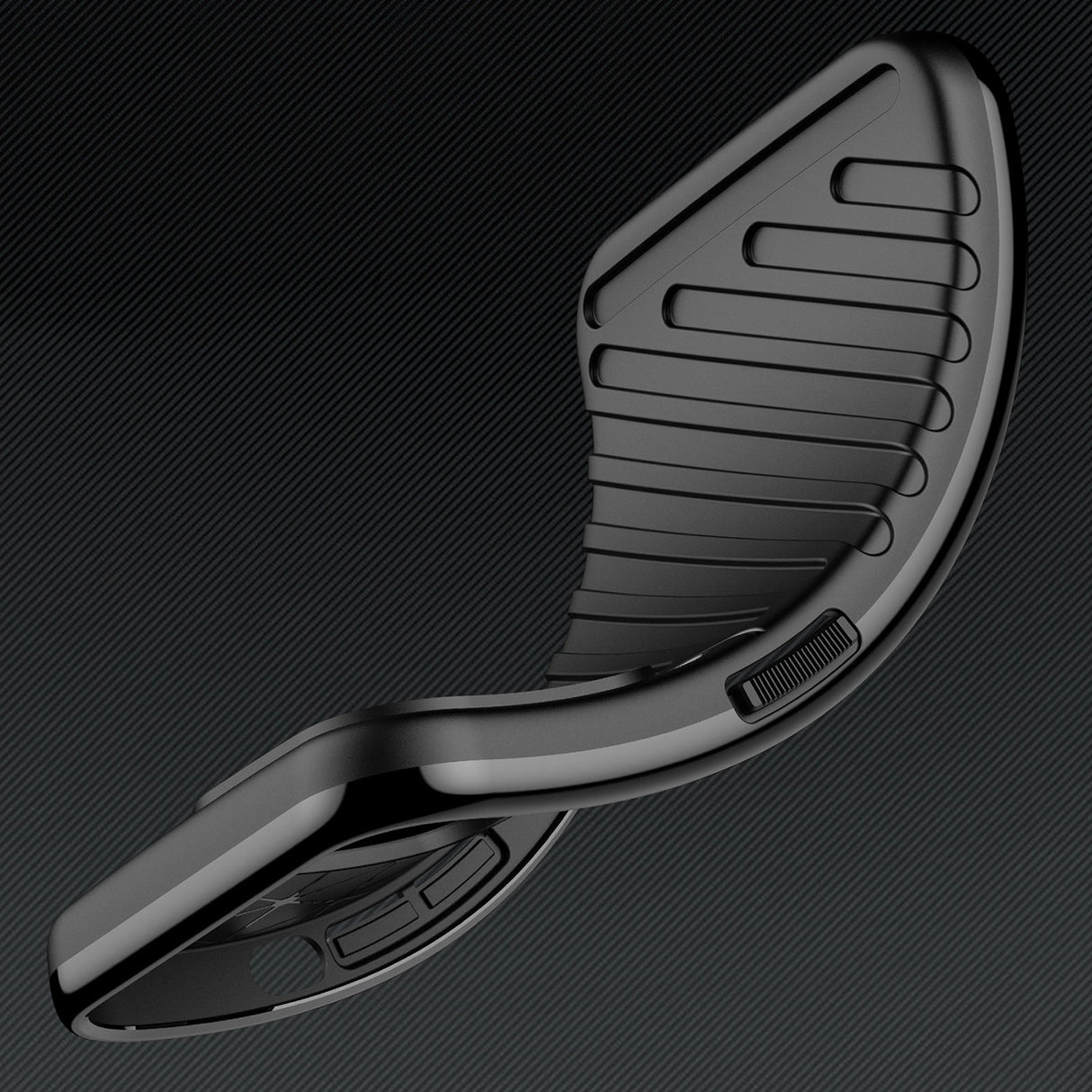 Thunder Case til Samsung Galaxy A56/A36 Silicone Armored Cover - sort