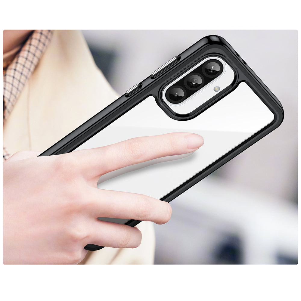 Outer Space Case til Samsung Galaxy A26 Cover med Flexible Frame - sort