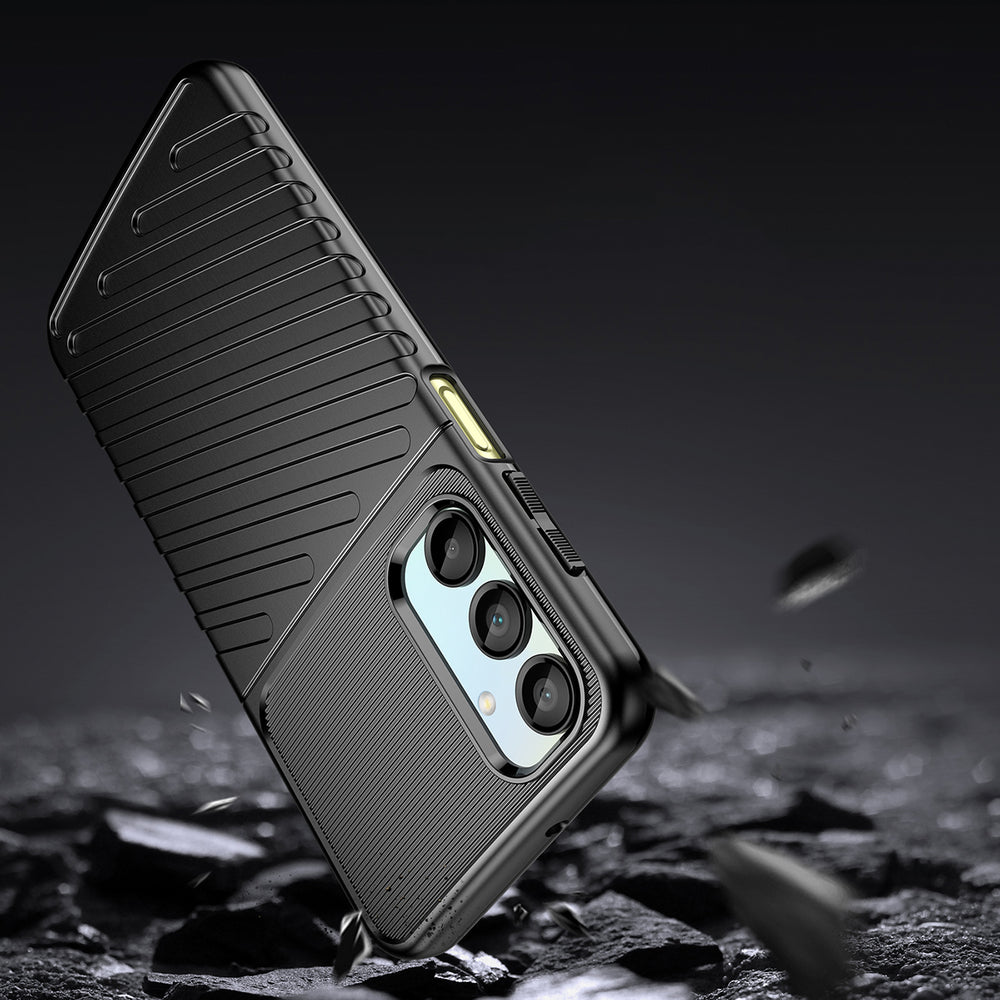 Thunder Case til Samsung Galaxy A26 Silicone Armored Cover - sort