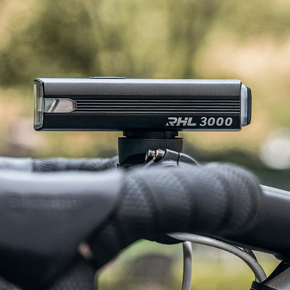 Wozinsky Front Bike Light + USB-C-kabel (3000 lm) - sort