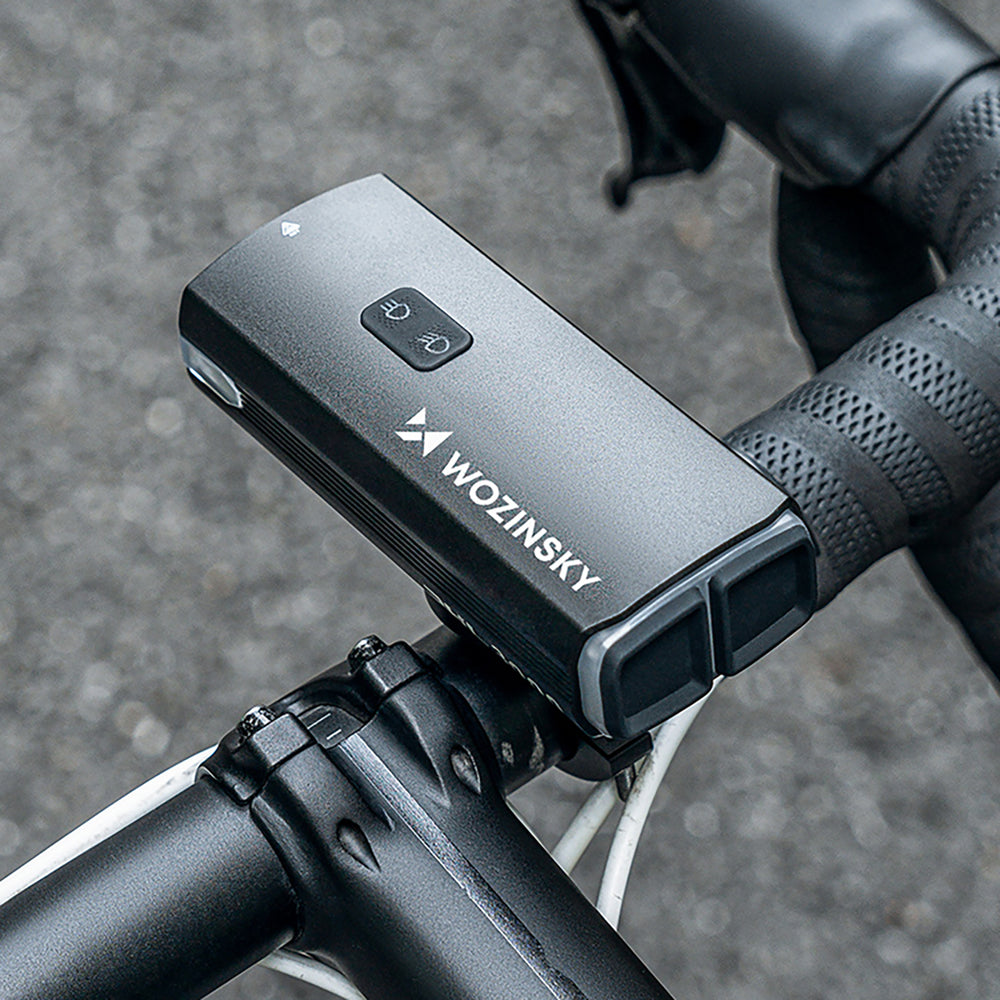 Wozinsky Front Bike Light + USB-C-kabel (3000 lm) - sort