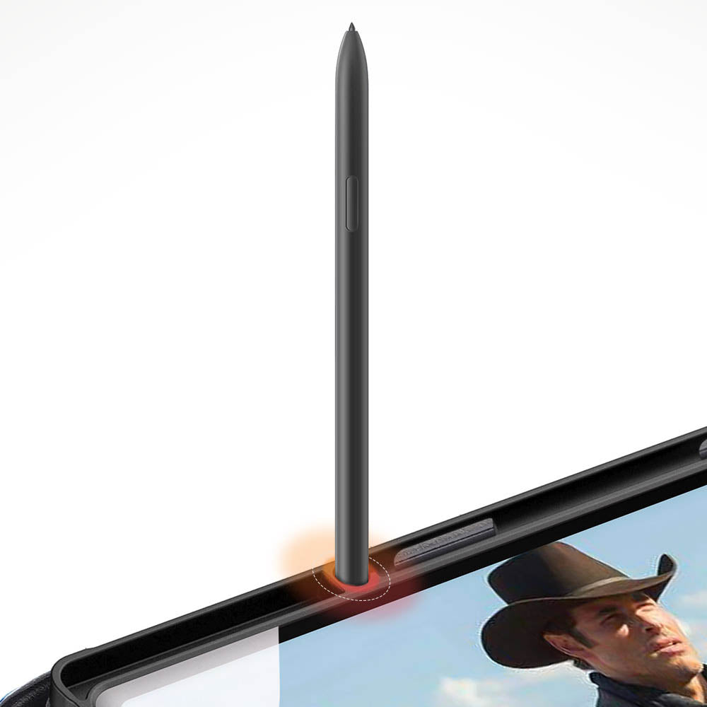 Dux Ducis Domo sammenklappeligt dæksel til tablet med Smart Sleep-funktion Samsung Galaxy Tab S8/S9 Ultra stativ sort