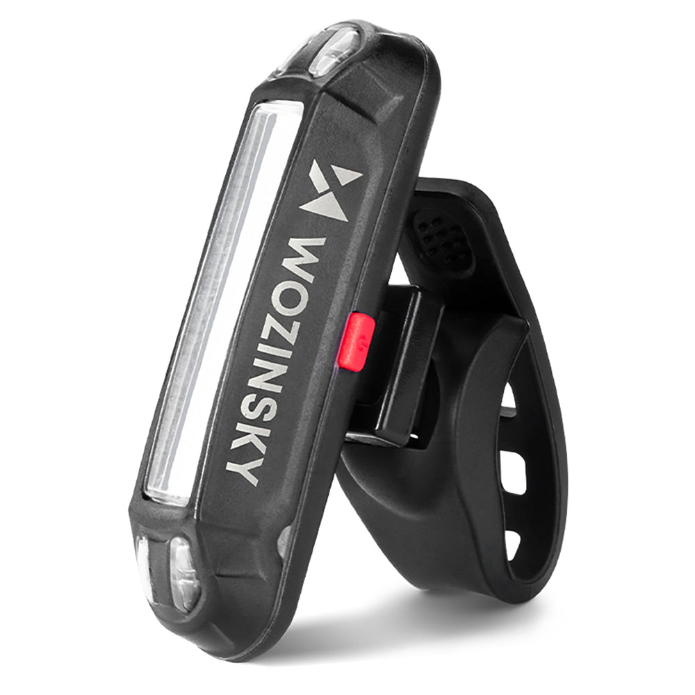 Wozinsky WSBLB2 Forside (400 lm) og bageste USB-C Bike Light Set - sort