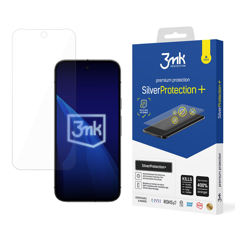 Antibakteriel beskyttende film 3mk SilverProtection+ til Google Pixel 9A