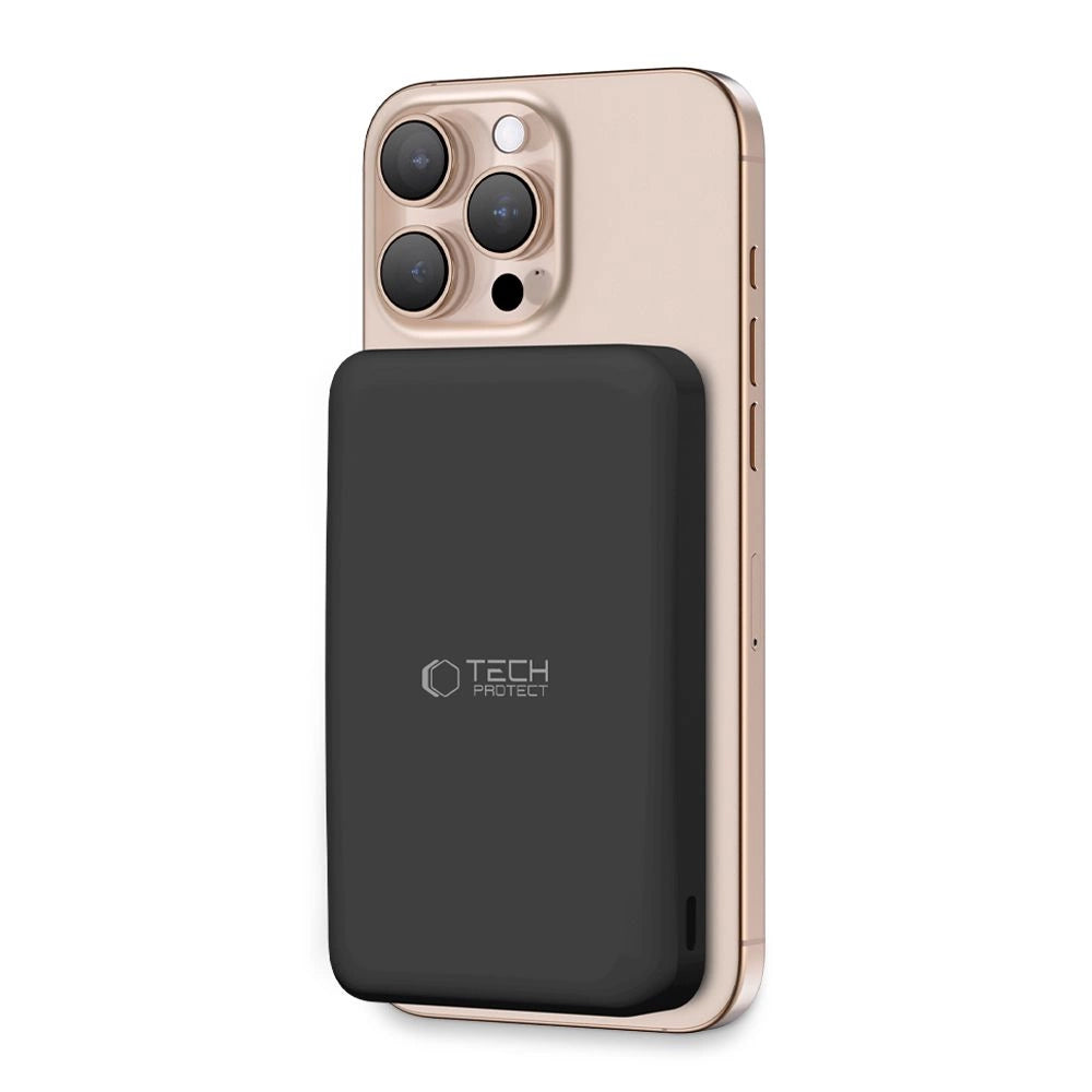 Powerbank Tech-Protect PB24 LifeMag QI2 MagSafe 10000 mAh - sort