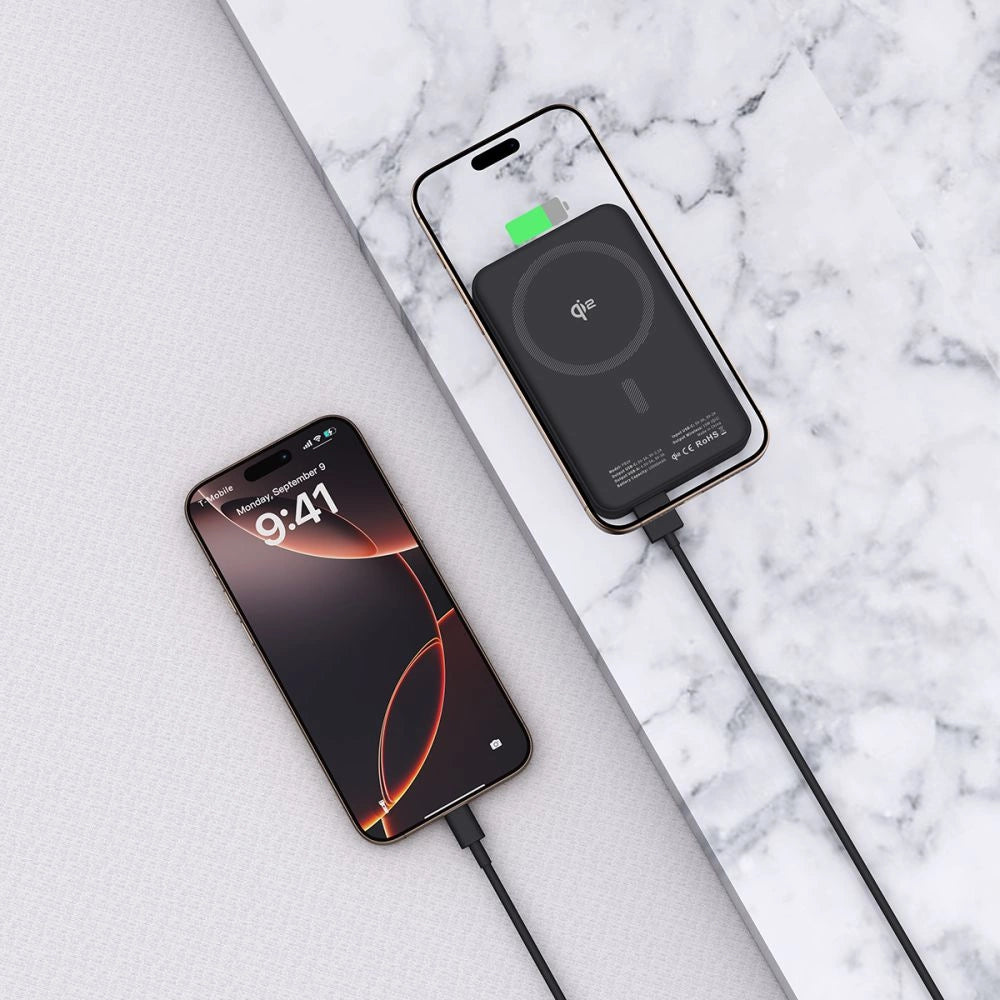 Powerbank Tech-Protect PB24 LifeMag QI2 MagSafe 10000 mAh - sort