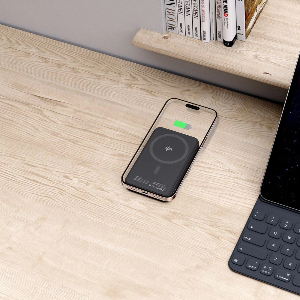 Powerbank Tech-Protect PB24 LifeMag QI2 MagSafe 10000 mAh - sort