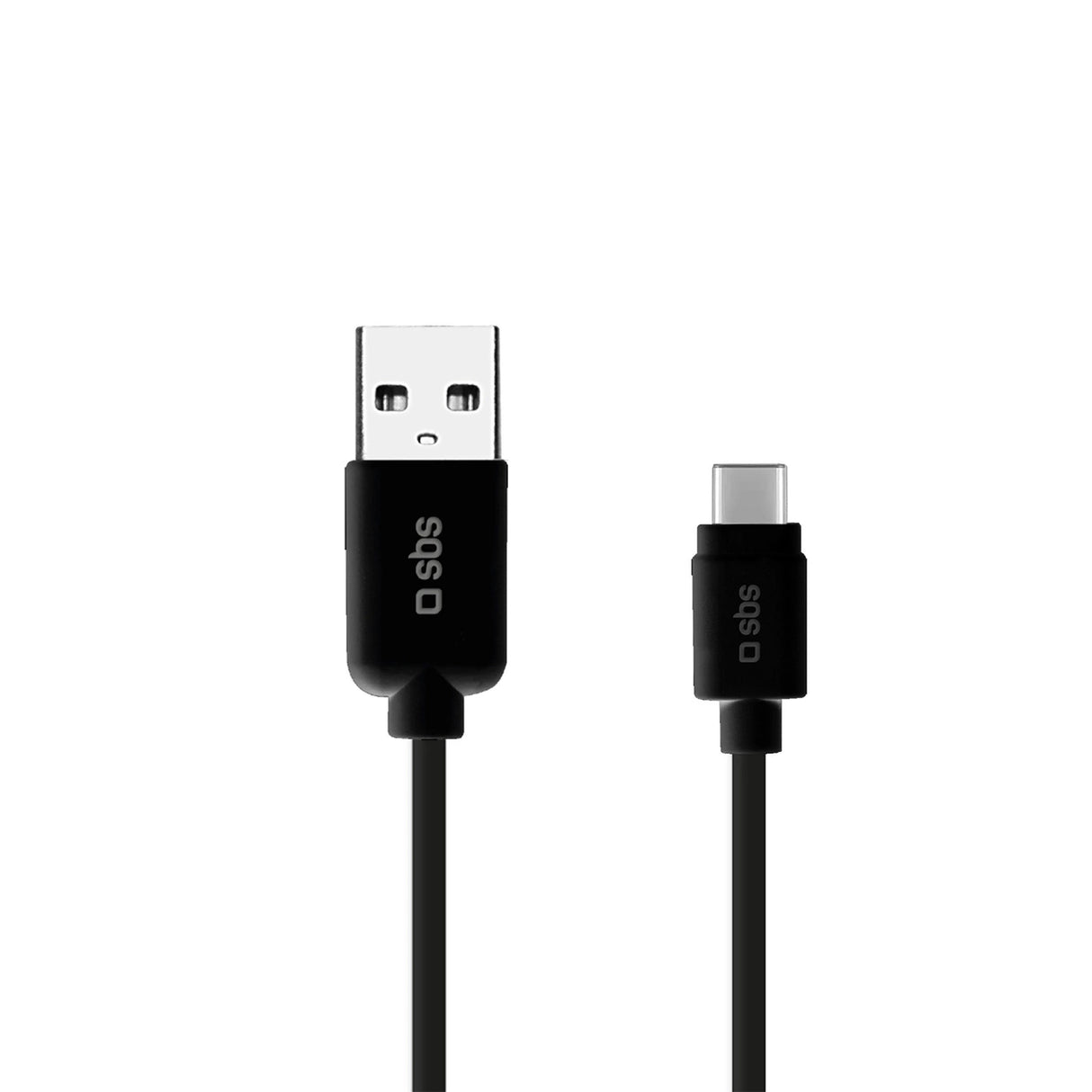 SBS TECABLETYC1KPOS USB-A - USB-C Kabel 1m - sort