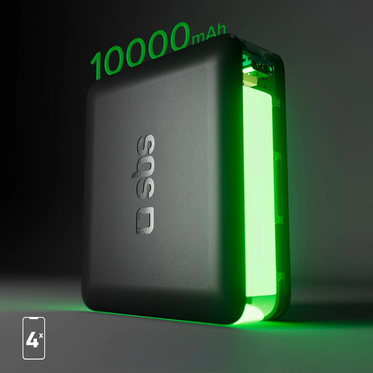 Powerbank SBS TEBB10000HDPD20K 10000 mAh med Power Delivery - sort