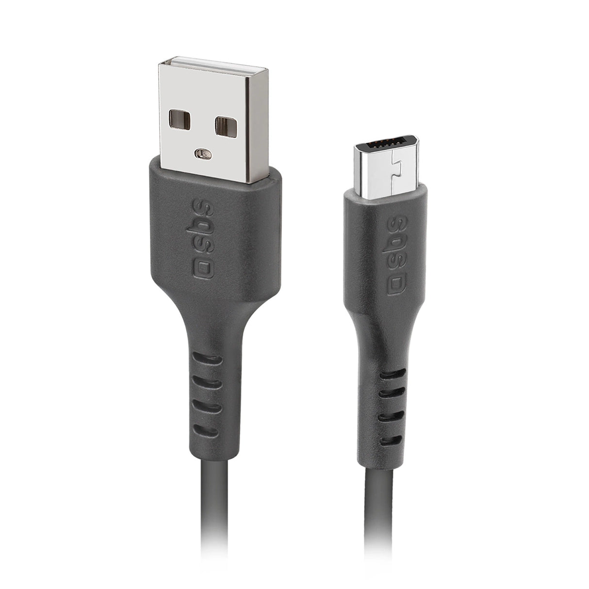 SBS LTHL200 USB-A - Micro-USB-kabel 1m - sort