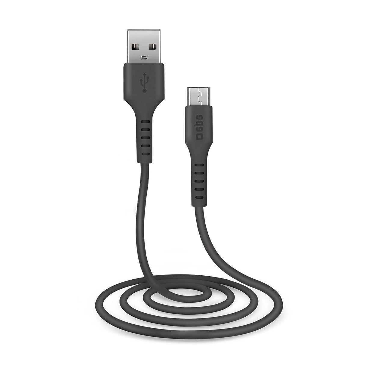 SBS LTHL200 USB-A - Micro-USB-kabel 1m - sort