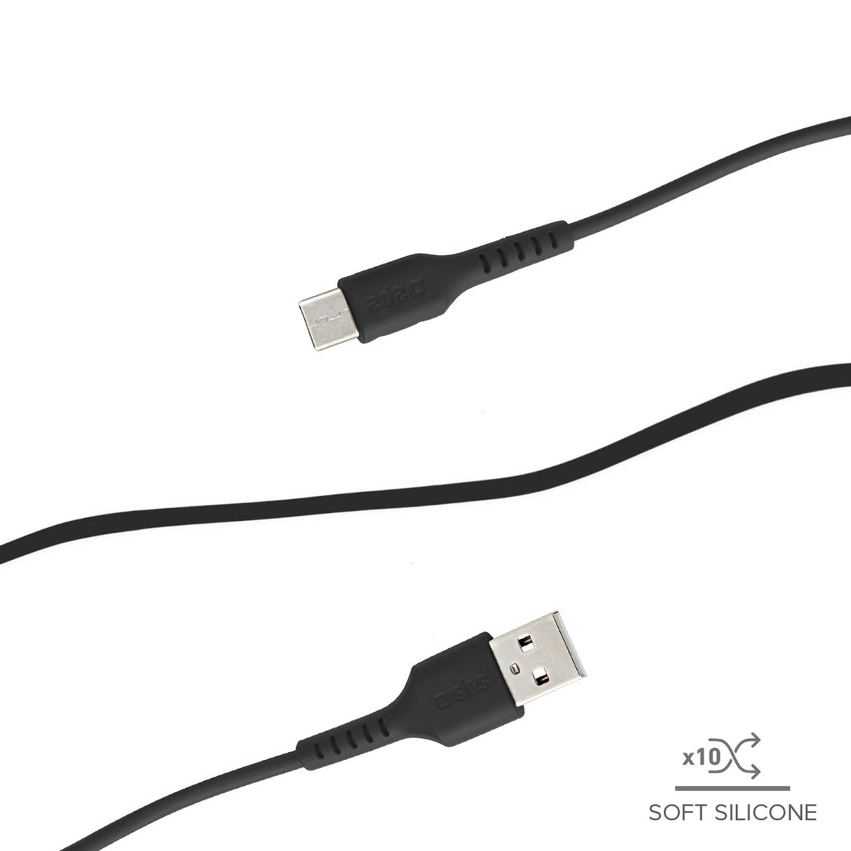 SBS TECLEMICRO2K USB-A - Micro-USB-kabel 2 m - sort