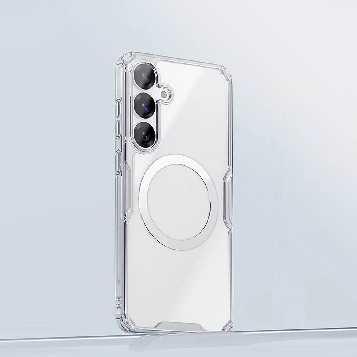 Nillkin Nature TPU Pro Magnetic Case med MagSafe til Samsung S25+ - hvid