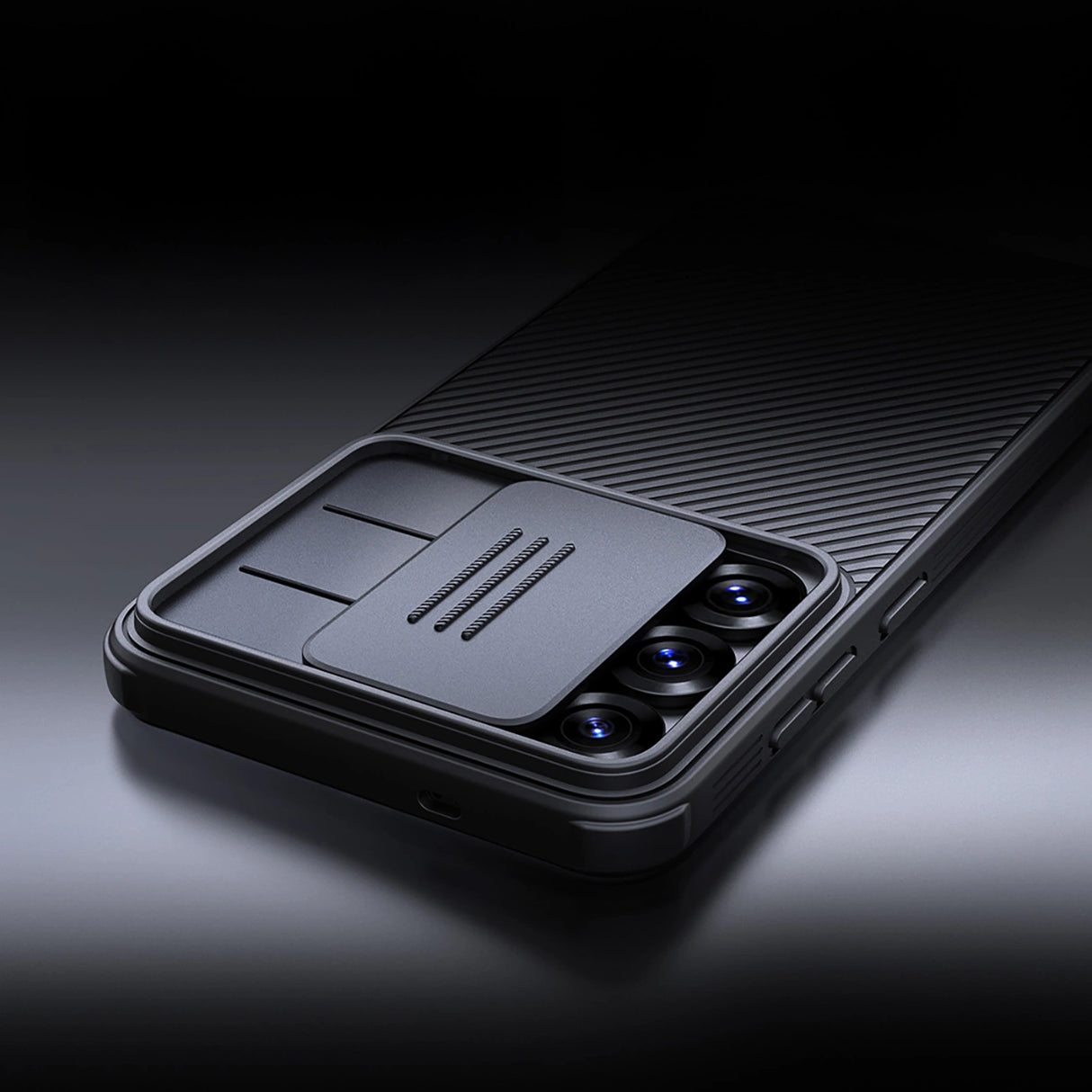 Nillkin CamShield Pro Case til Samsung Galaxy S25 med kameraomslag - sort