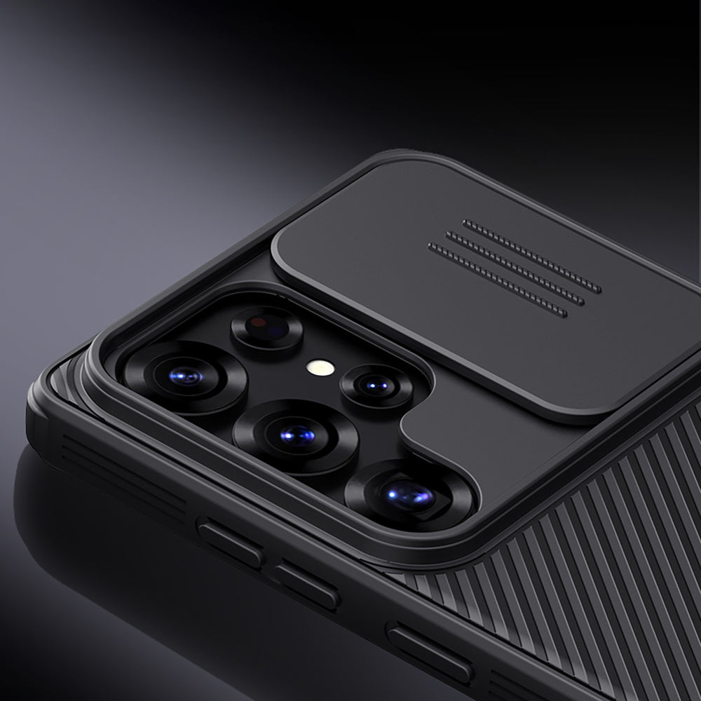 Nillkin CamShield Pro Case for Samsung S25 Ultra with Camera Cover - Black