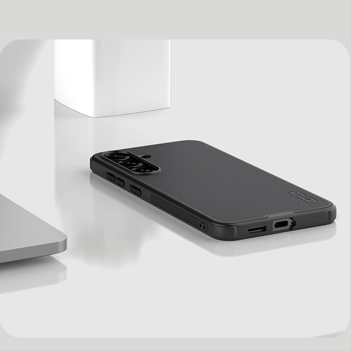 Nillkin Super Frosted Shield Pro Magnetic Case til Samsung S25+ med MagSafe - sort