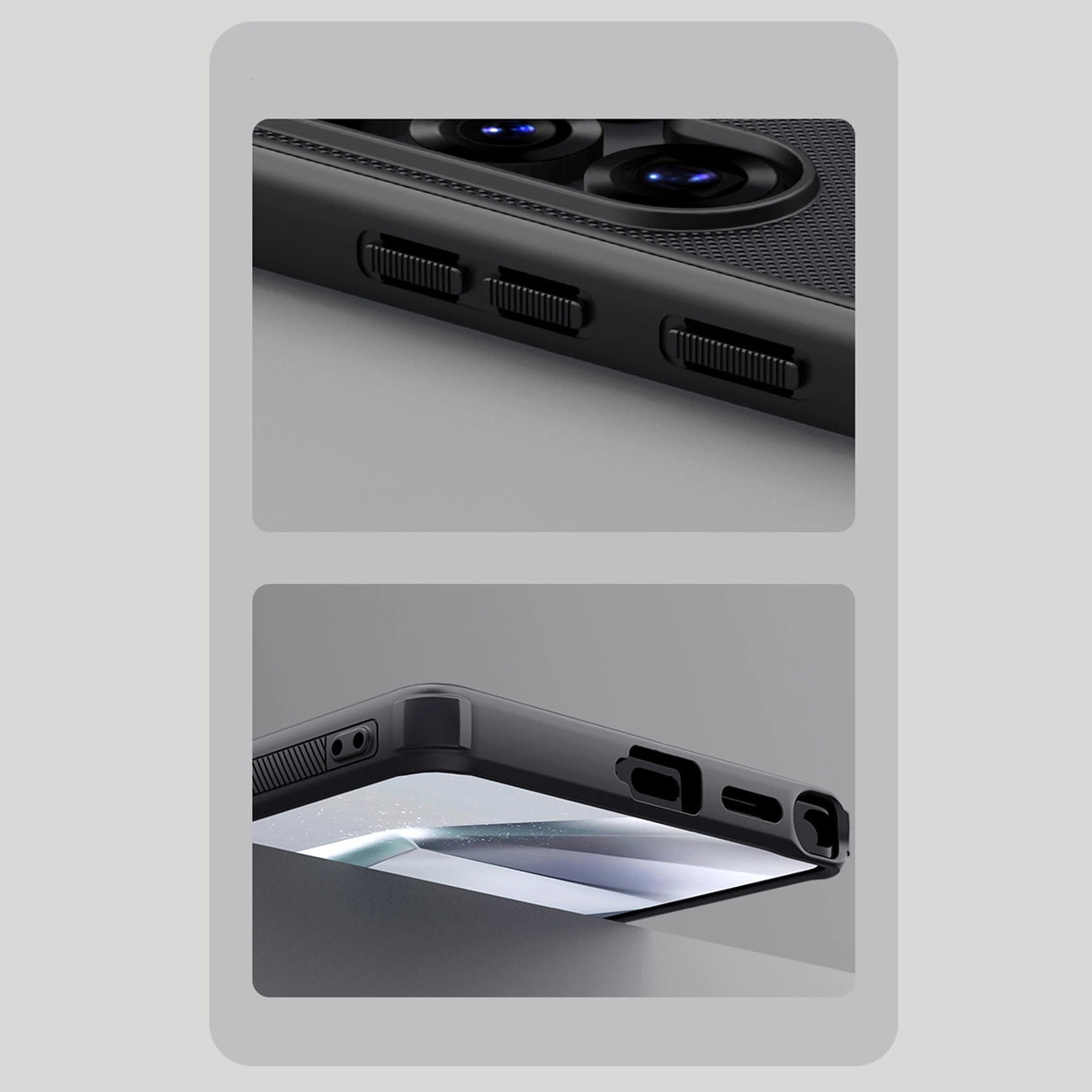 Nillkin Super Frosted Shield Pro Magnetic Case til Samsung S25 Ultra med MagSafe - sort