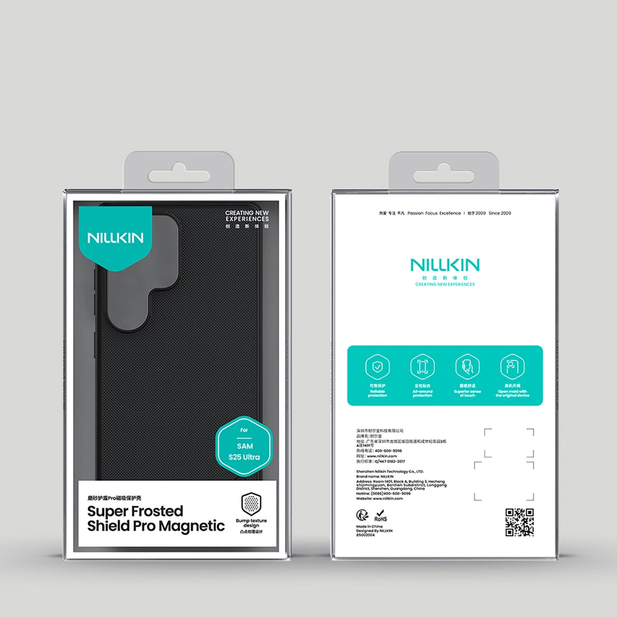 Nillkin Super Frosted Shield Pro Magnetic Case til Samsung S25 Ultra med MagSafe - sort