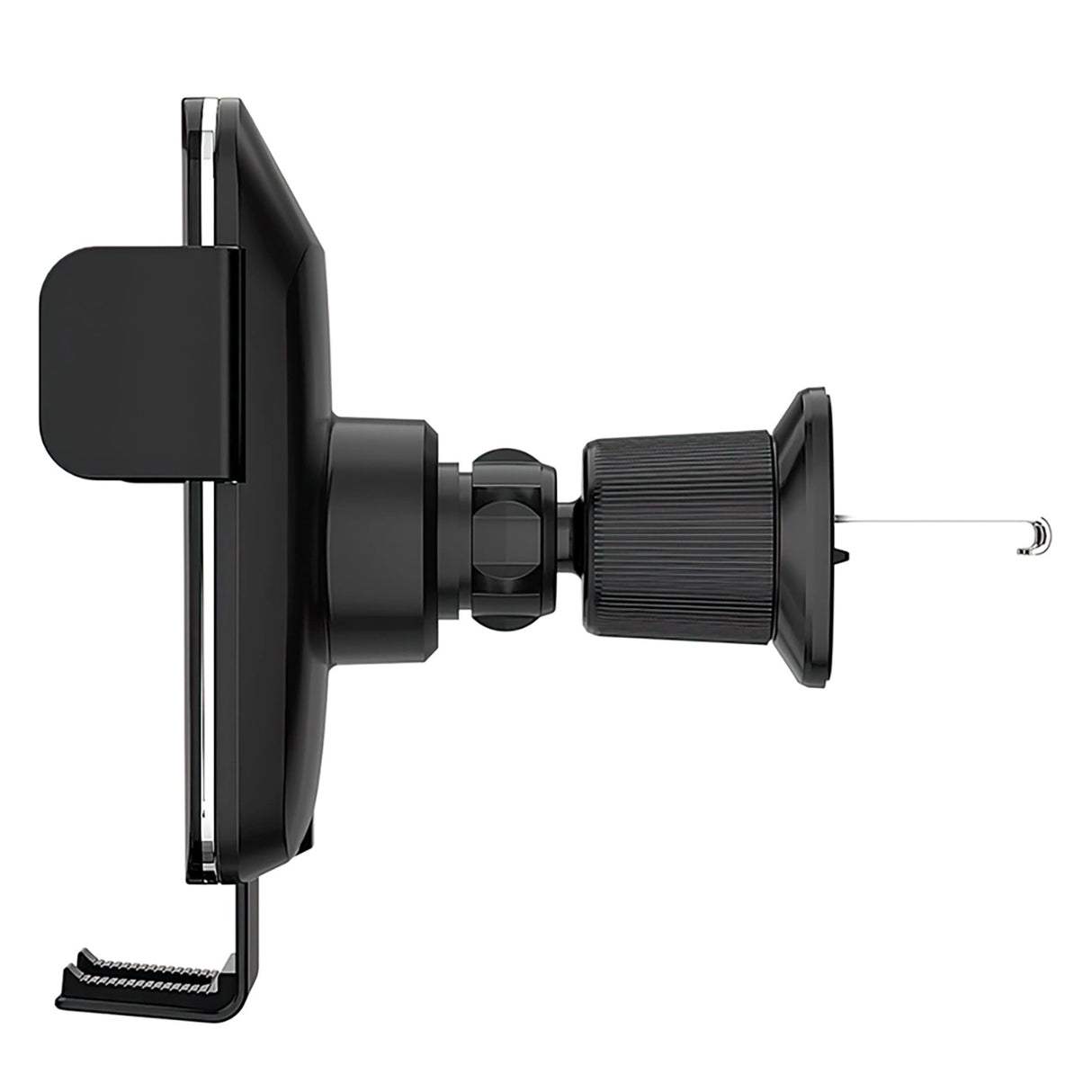 Wozinsky WEDZ-3Y8S klemme bilholder med 15W induktiv oplader til telefon på luftventilen - sort