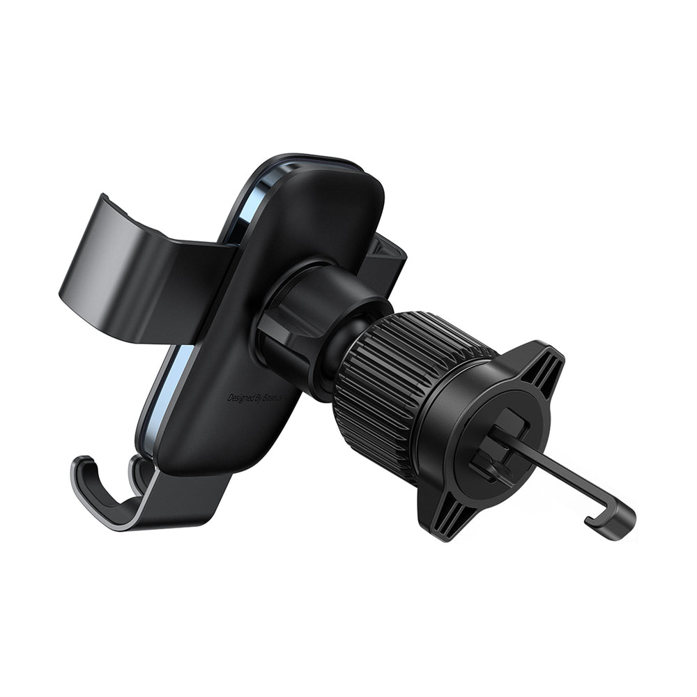 Baseus Metal Age 3 Car Phone Holder, Gravity, for Air Vent - Black