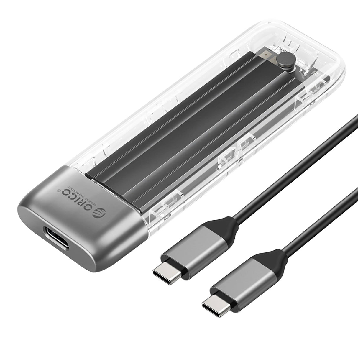 Orico TXM2-C3 M.2 NVME USB-C 3.2 10Gb/s Disk Drive - Grå