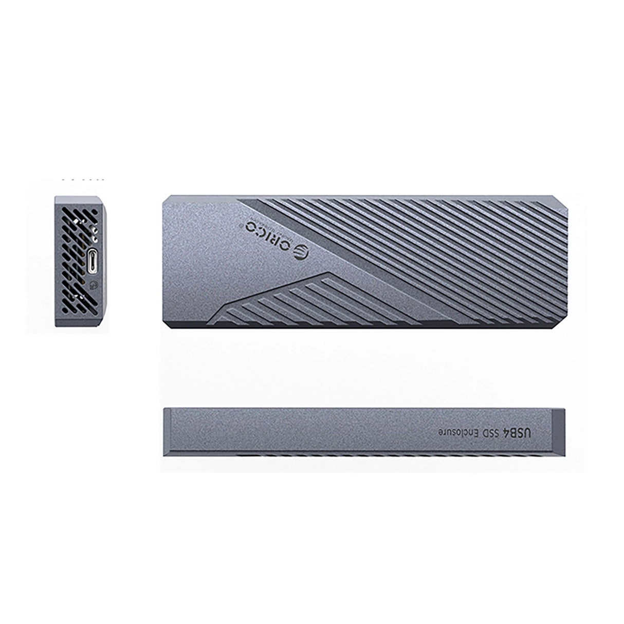 Orico CNM2-G20 M.2 NVME USB-C 3.2 20Gb/s Disk Drive - Grå