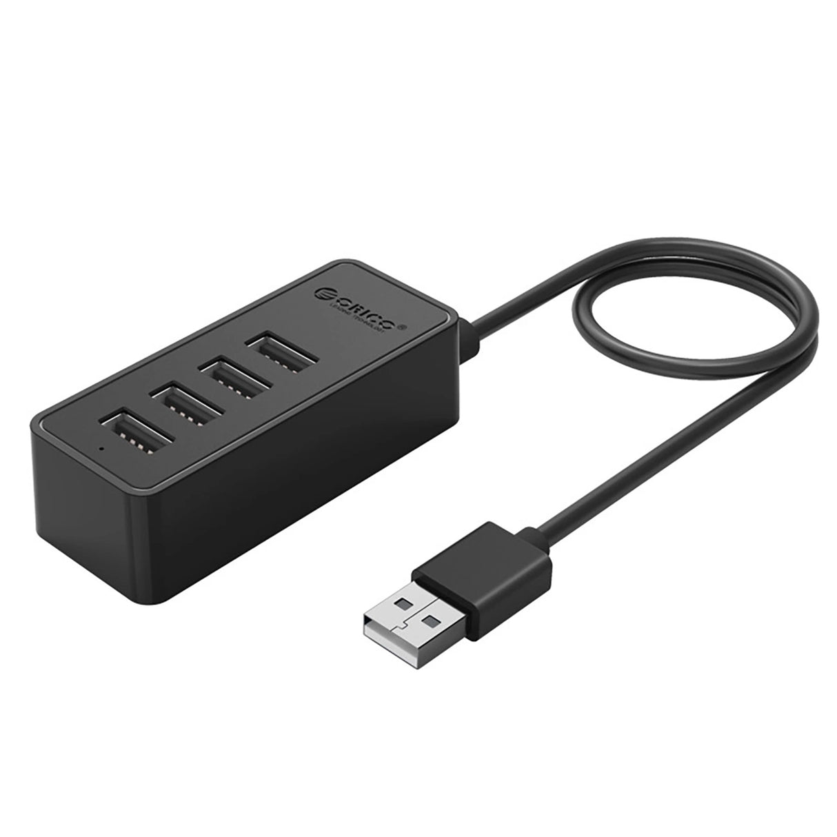 Hub Orico W5P-U2-030 4x USB-A 2.0 30cm - sort