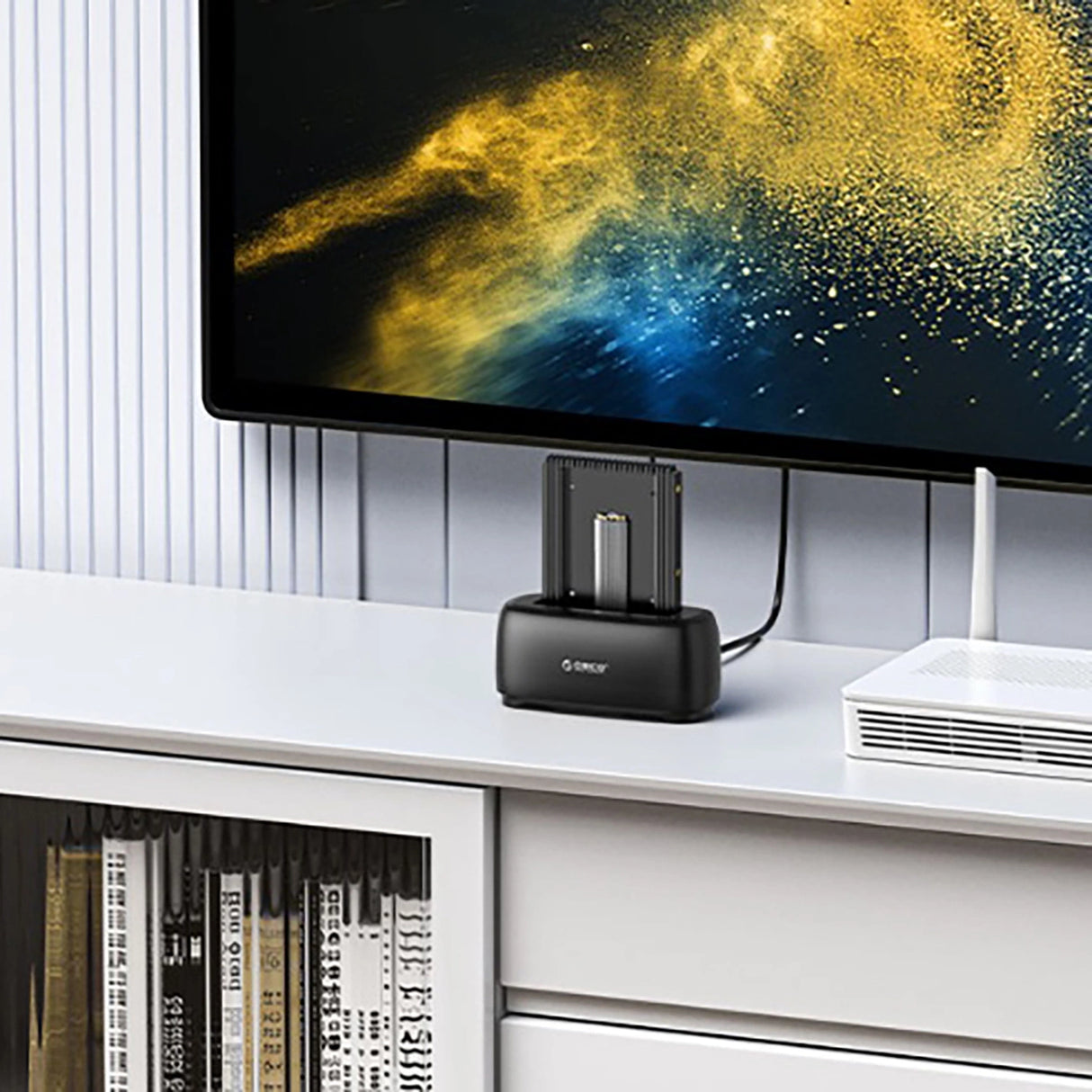 Orico D2NS-6G M.2 NGFF til 3,5" drevadapter - sort