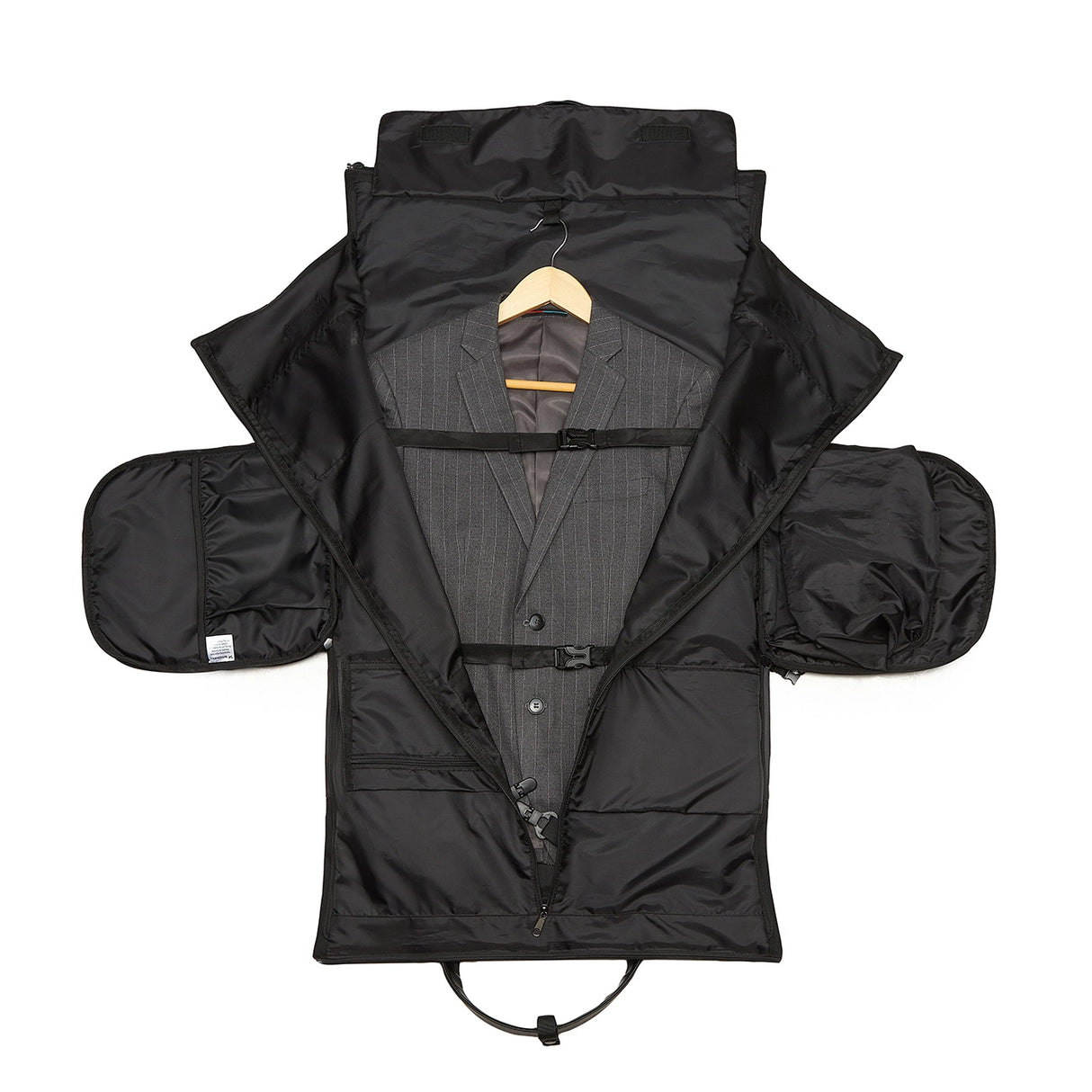 Wozinsky Premium Suit Travel Bag with Wet Pocket (45L) - Black