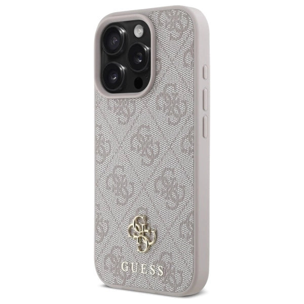 Guess 4G Small Classic MagSafe Case til iPhone 16 Pro Max - Pink