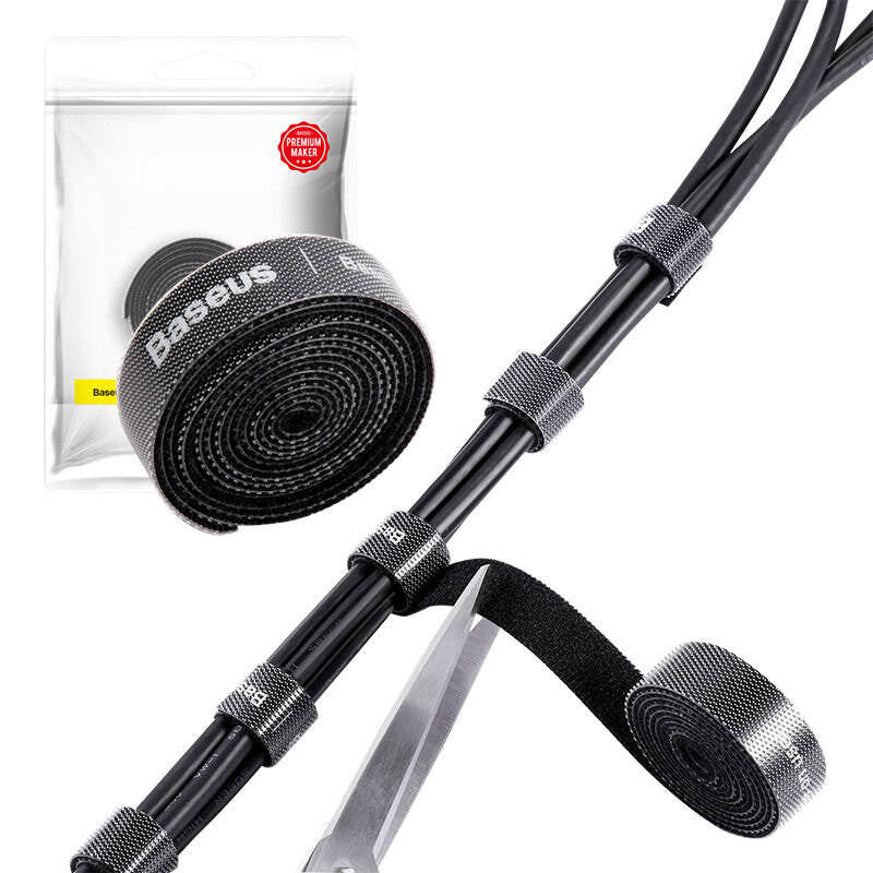 Baseus farverige cirkelskærmbånd 1m sort