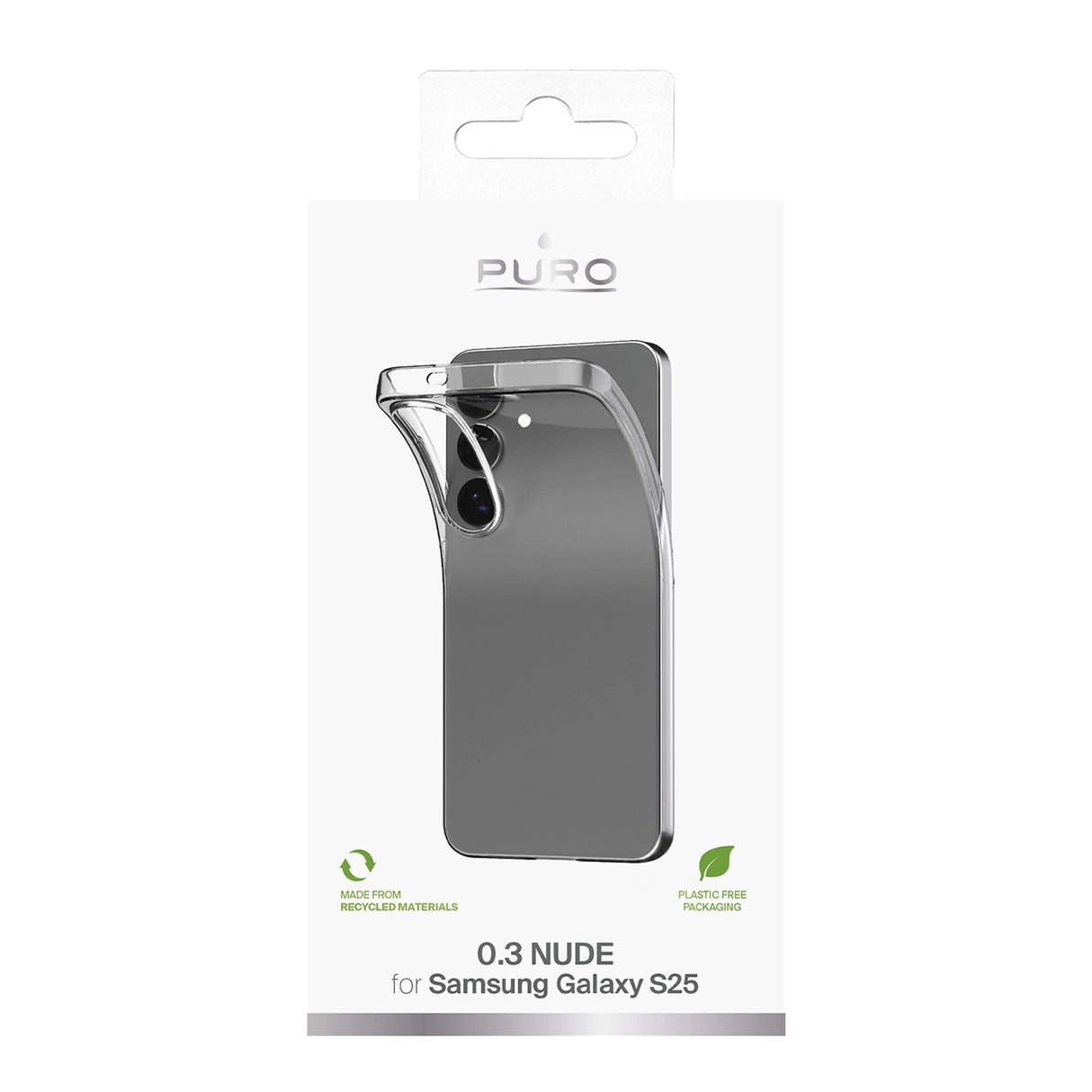 Silicone Case Puro 03 Nude for Samsung Galaxy S25 - Transparent