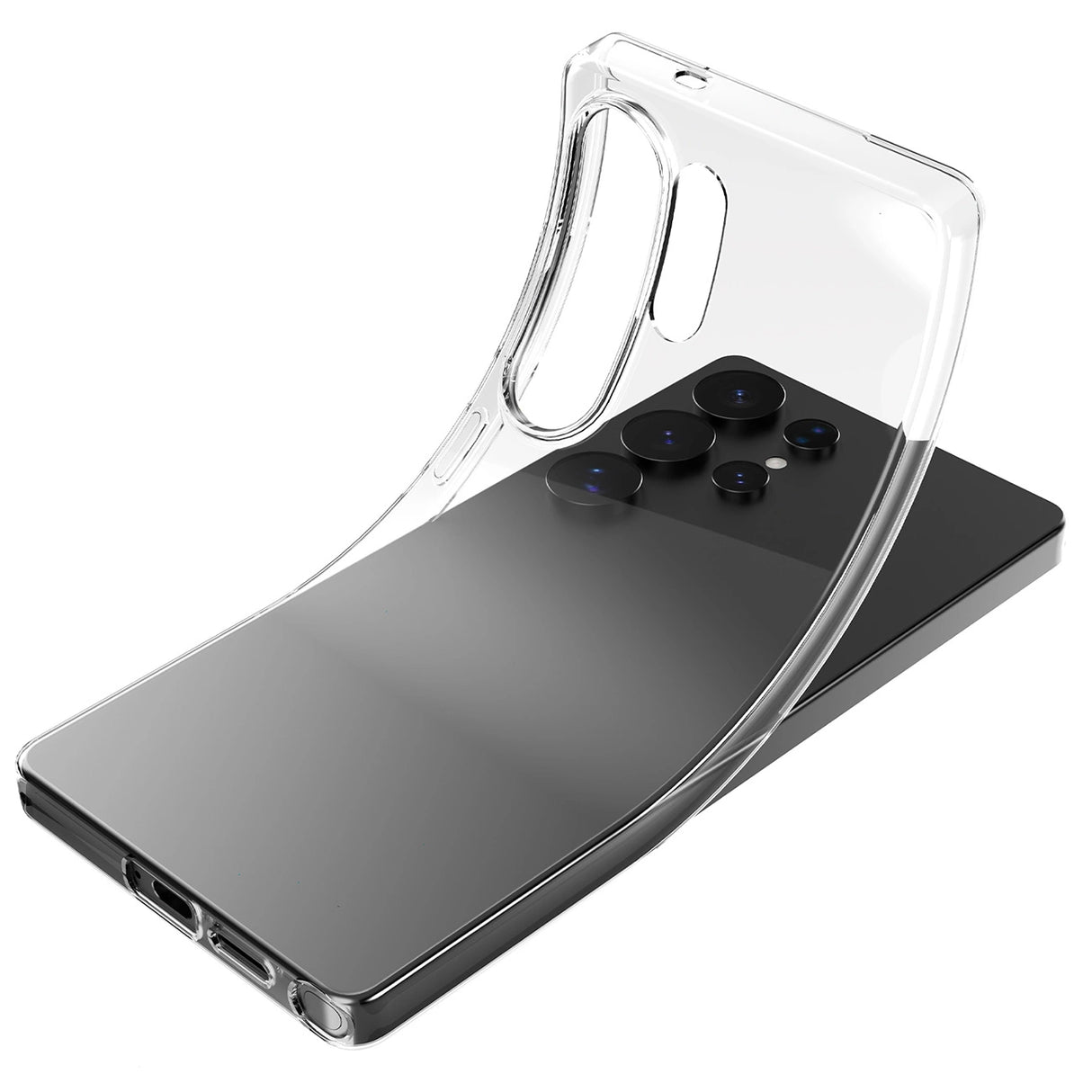 Silicone Case Puro 03 Nude for Samsung Galaxy S25 Ultra - Transparent